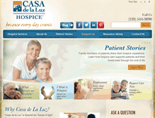 Tablet Screenshot of casahospice.com